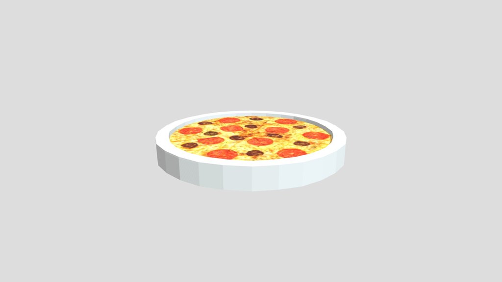 Lowpoly Pizza PSX