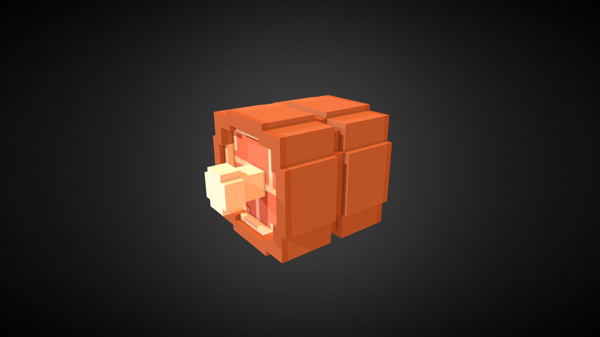 Voxel 3d model