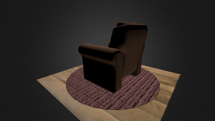 Poltrana do papai 001 3D Model