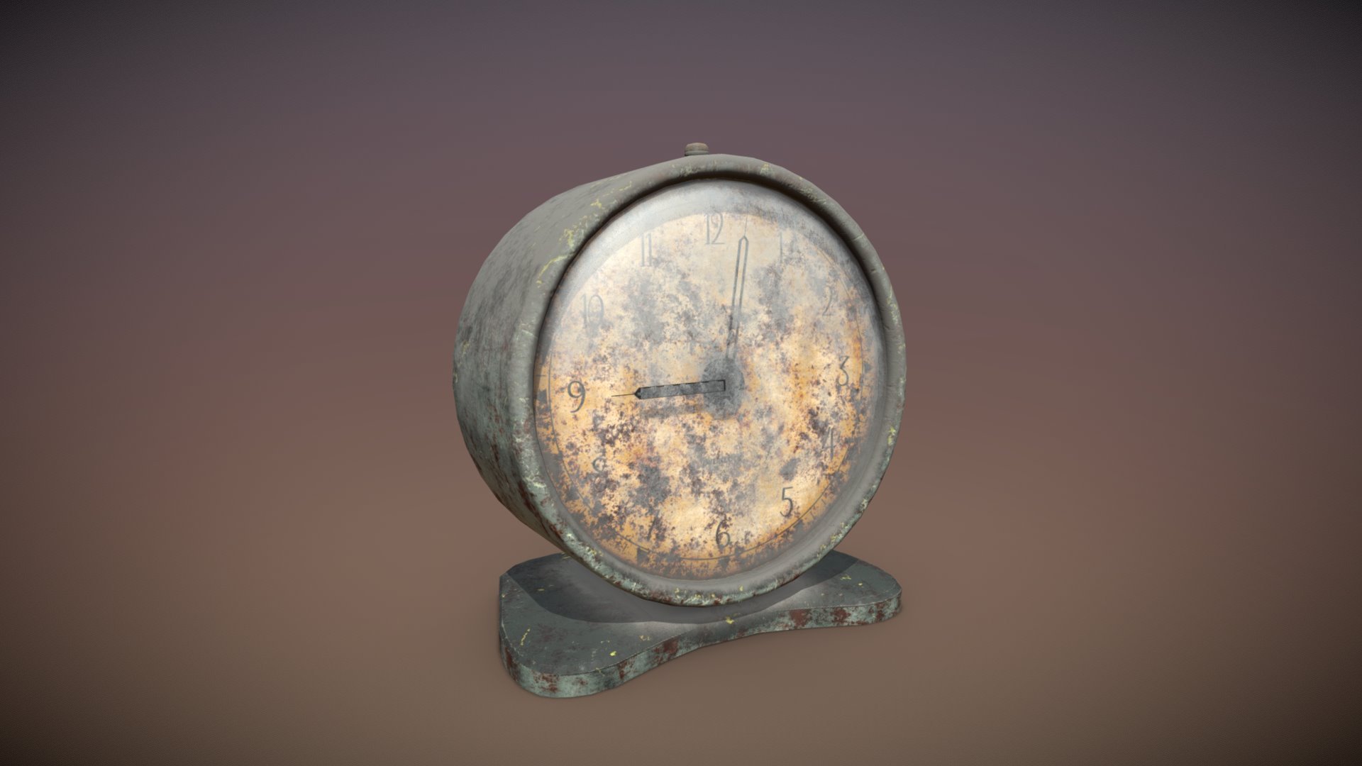 Dirty desktop clock 6 of 20 - Buy Royalty Free 3D model by Szántai ...