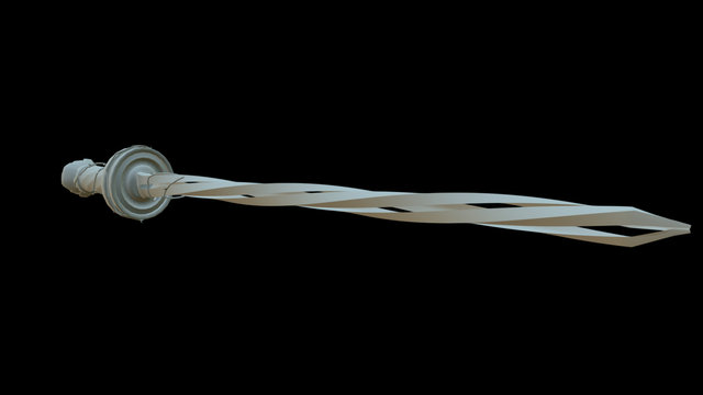 Thorn Sword 3D Model