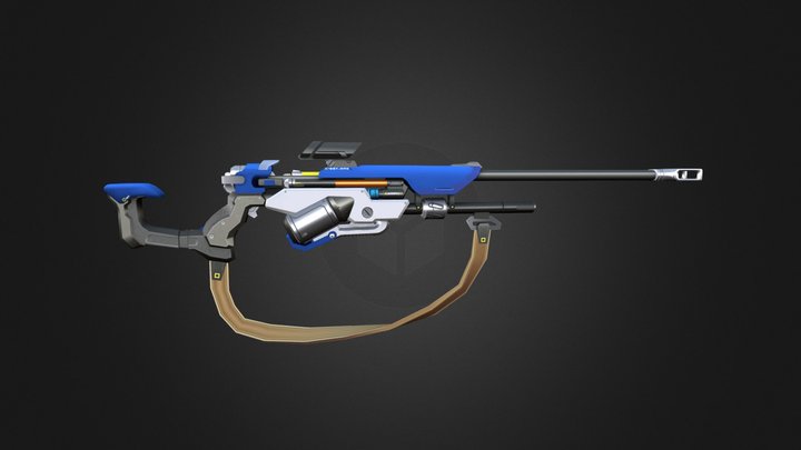 Ana Biotic Rifle 3D Model