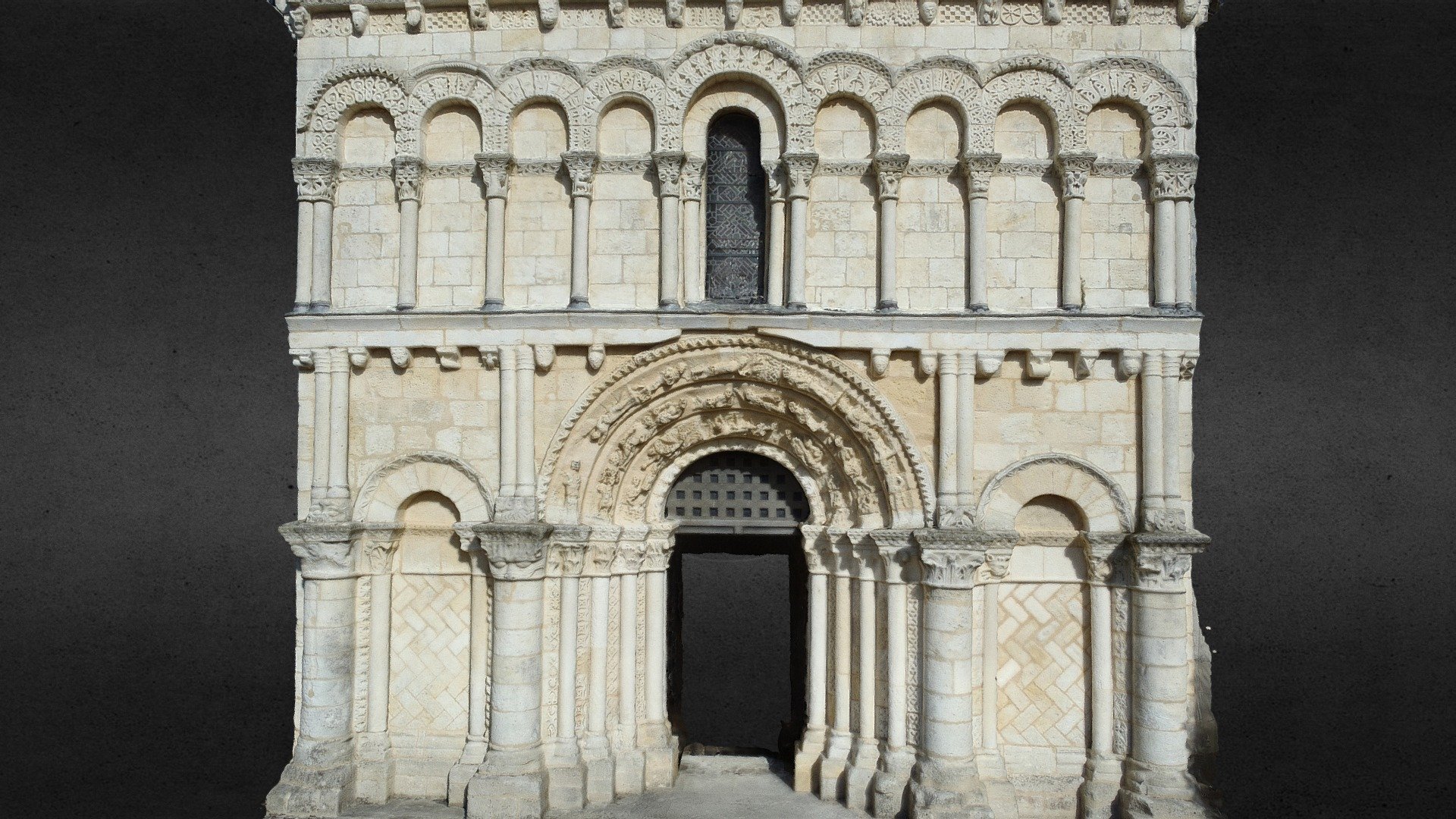Eglise romane d'Echillais HQ, France