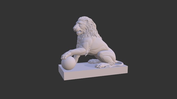 Figura-006 "Lion" 3D Model