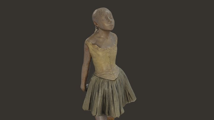 Edgar Degas, Little Dancer aged Fourteen 1880-81 3D Model