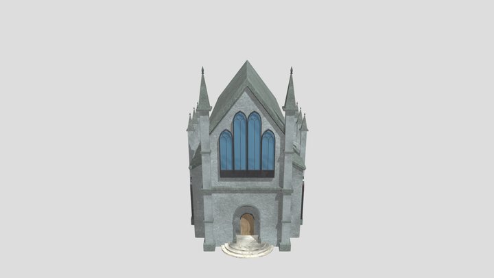 Neo Gothic Church 3D Model