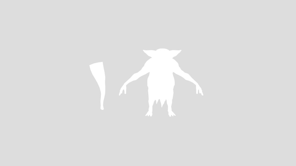 Red Goblin Rigged Lowpoly