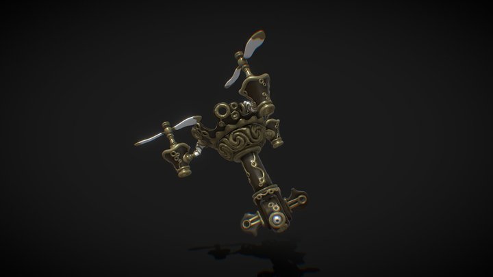 Breath of the Wild Guardian Skywatcher 3D Model
