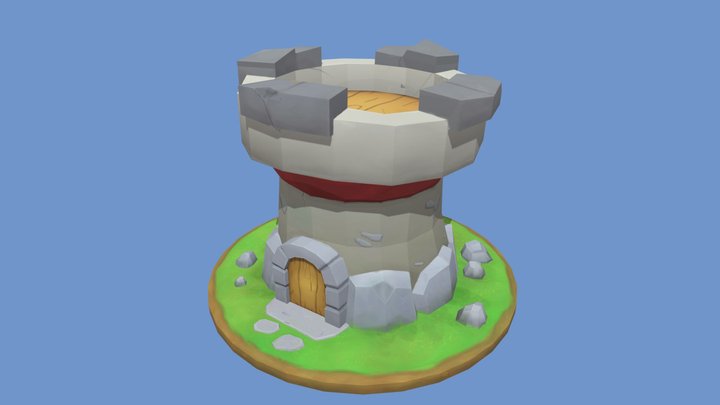 Stylized_Tower 3D Model