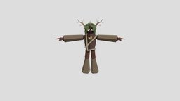 Tree man does a pose - Download Free 3D model by Tia (@tialee) [c2226e2 ...