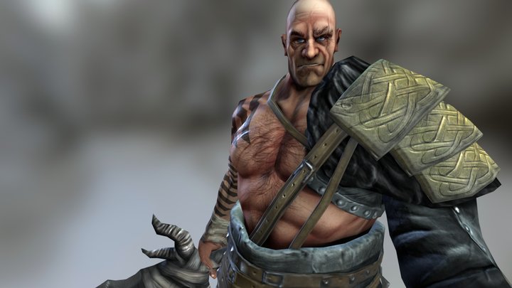 Barbarian 3D Model