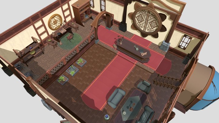 HerbTea House 3D Model