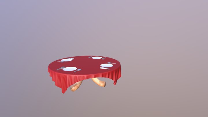 Fancy Table 3D Model