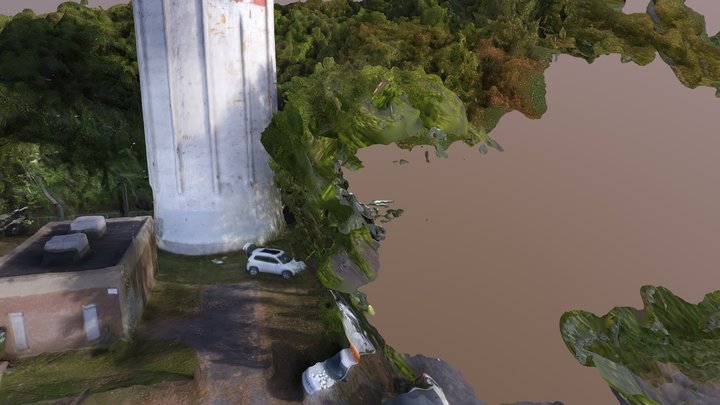 Inspection de la tour d'eau de Varennes 3D Model