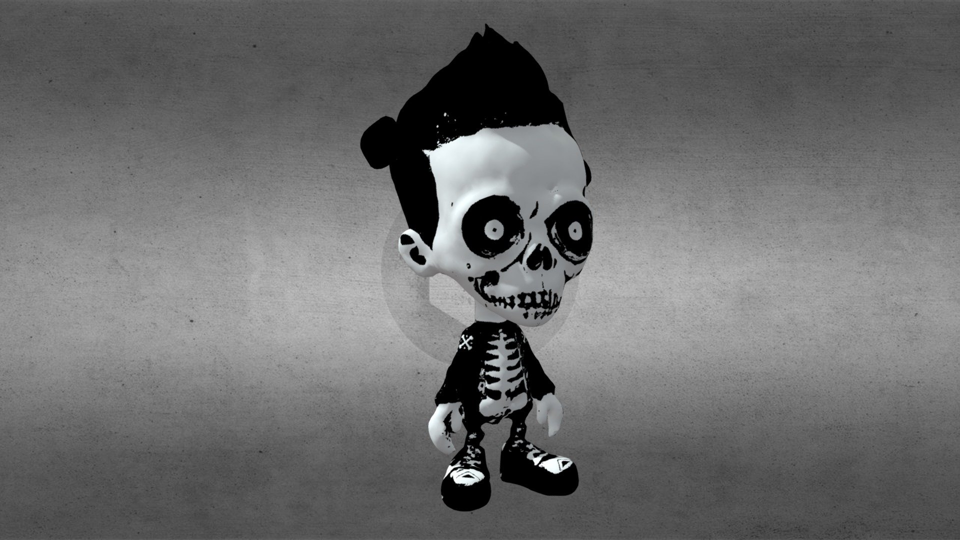 toon zombie (no color) - Download Free 3D model by vicente betoret ...