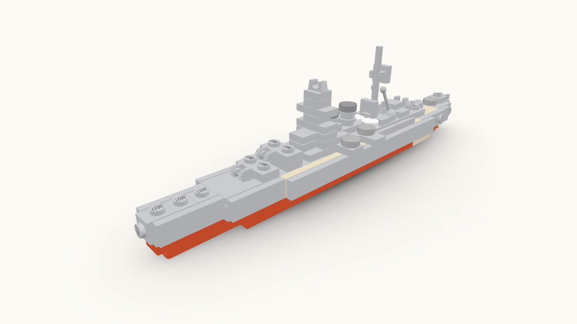 LEGO HMS Repulse MOC [#0090] - Download Free 3D model by The Bobby Brix ...