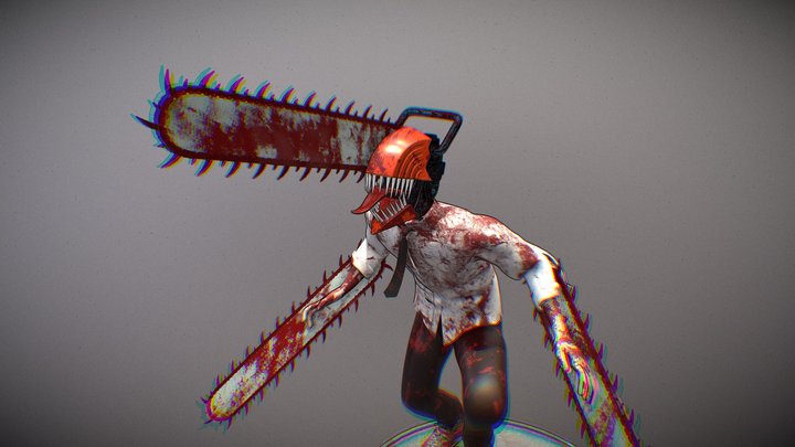 Himeno CHAINSAW MAN 3D model rigged