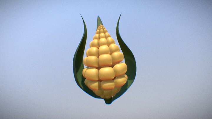 #3DInktober2019- Ripe - Crazy Country Corn 3D Model