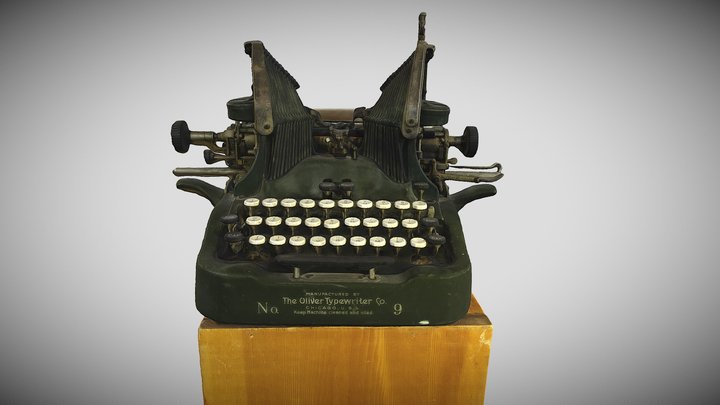 Fourth Ward School - Oliver Typewriter 3D Model
