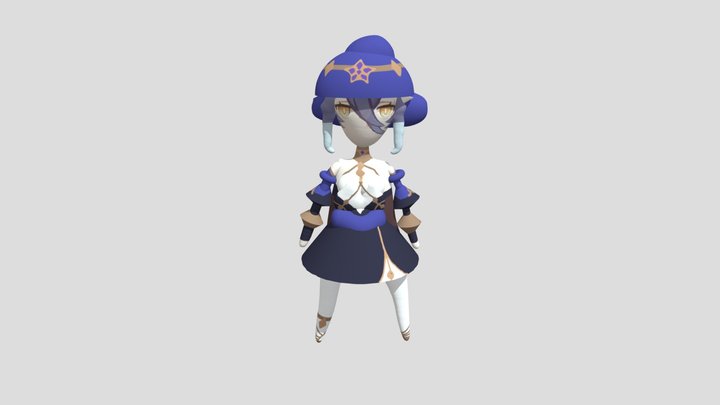 Layla Paint 3D 3D Model