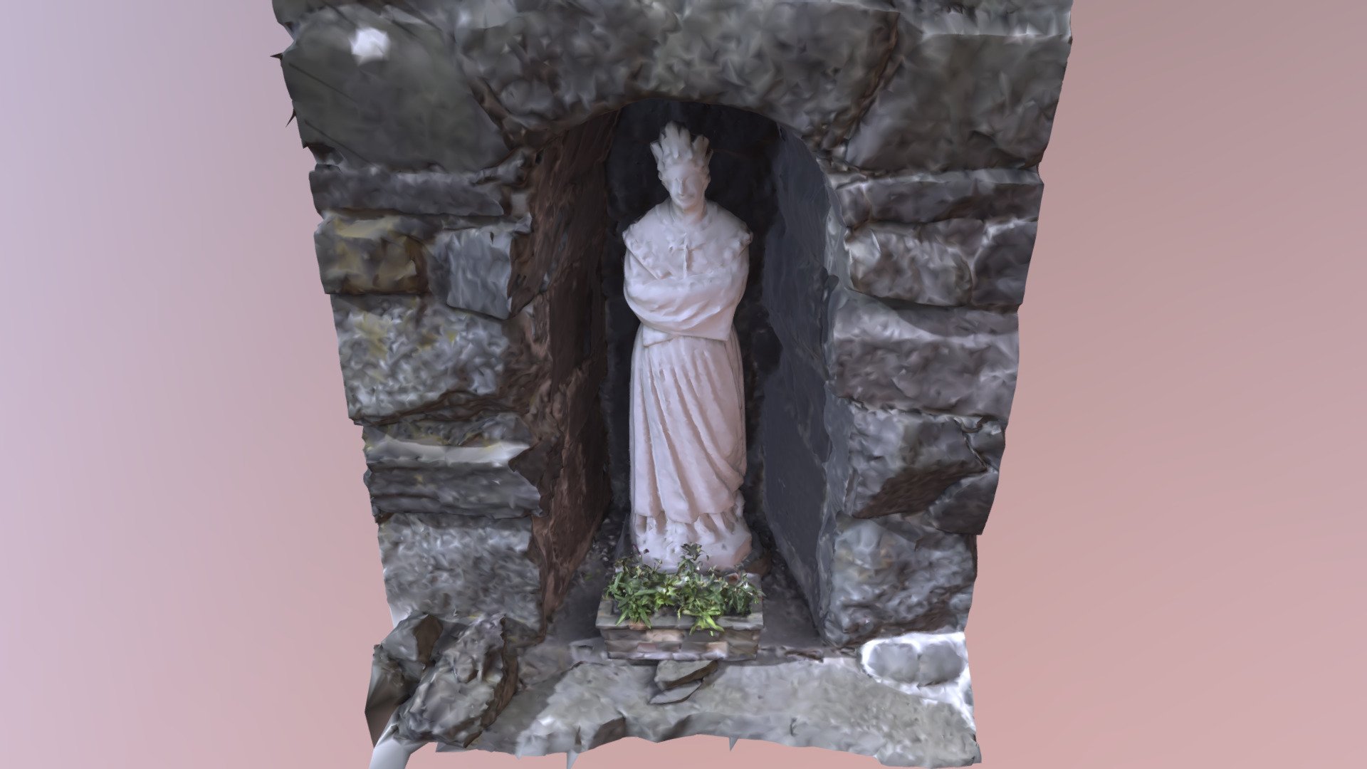 Lower Poly Catskill Mountains Statue RC