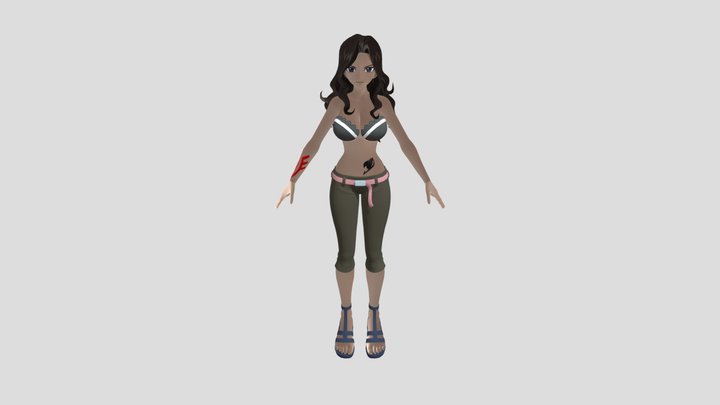 Cana Fairy Tail 3D Model