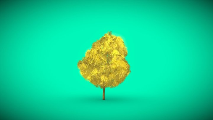 Tree folliage experiment 3D Model