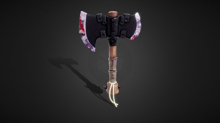 Battle Axe Ancient 3D Model