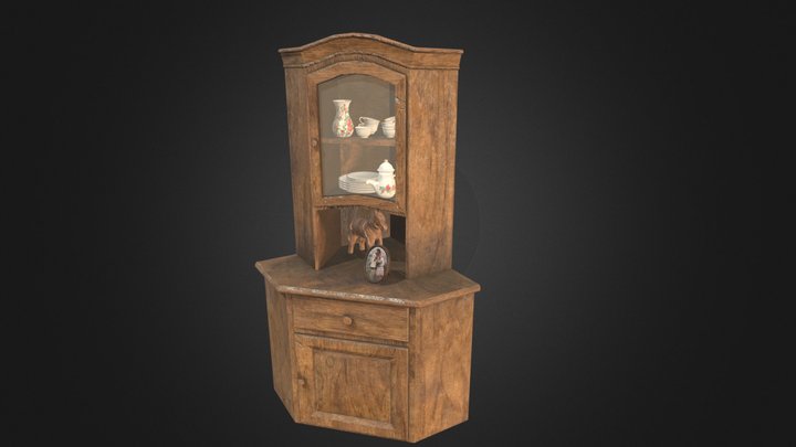 Old cabinet 3D Model