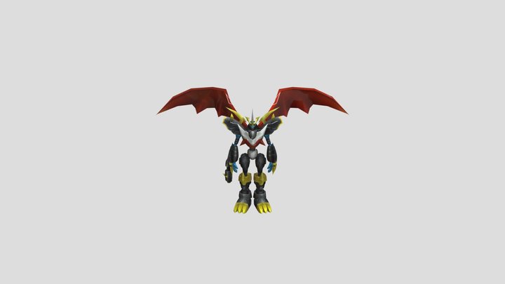 Imperialdramon Fighter Mode 3D Model