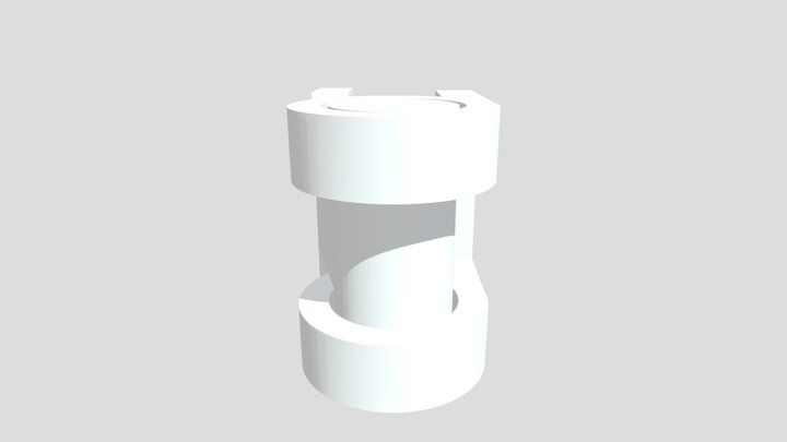 Print-in place hinge 3D Model