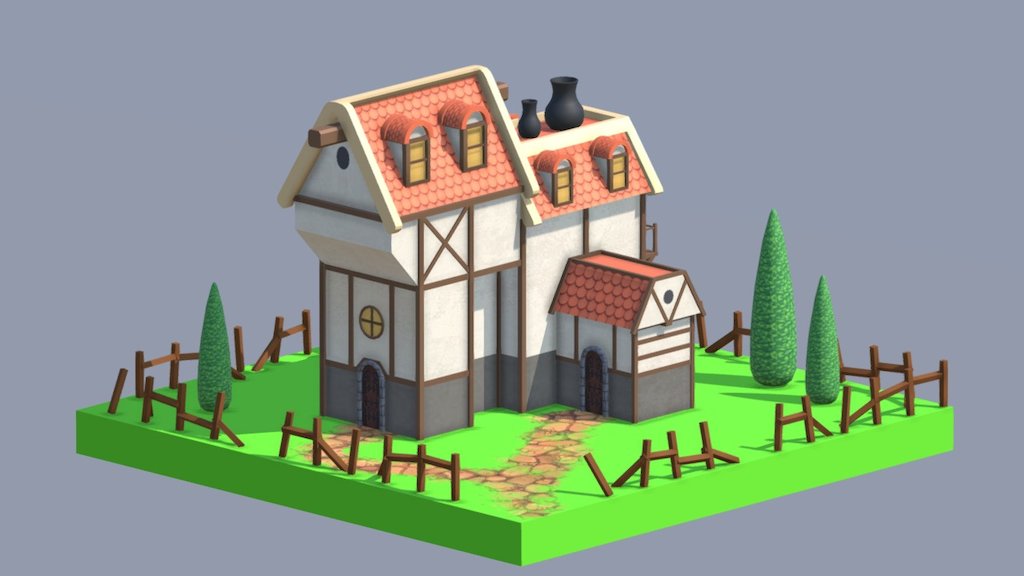 Isometric Fantasy House