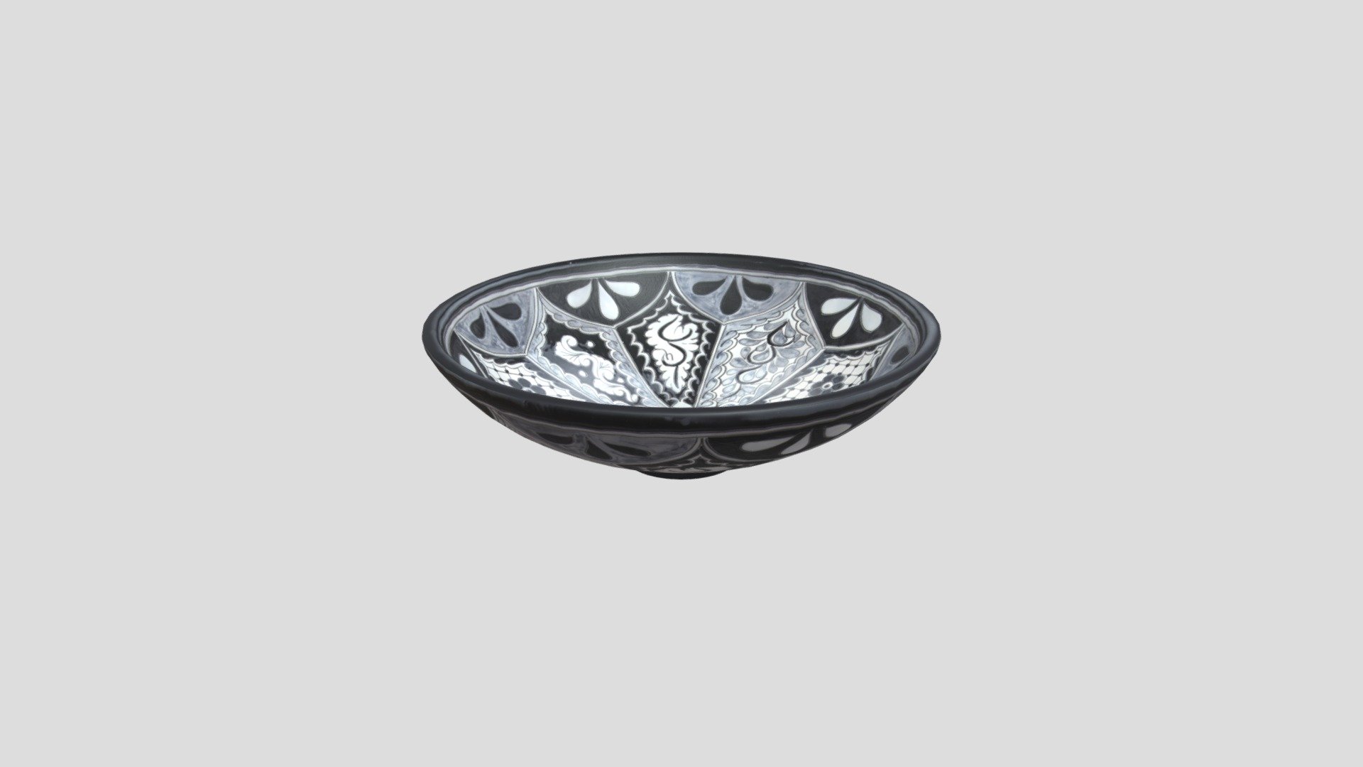 ATALAYA - BLACK AND WHITE SINK FROM MEXICO — Sketchfab embed 3D viewer