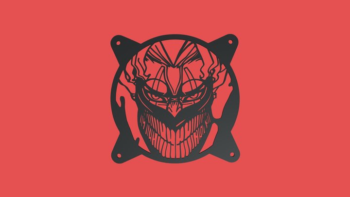 DAN DA DAN - OKARUN - FAN COVER (120 mm) 3D Model