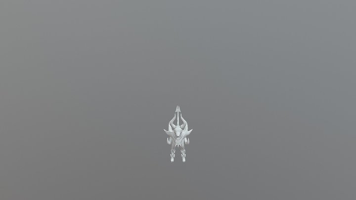 Mega Houndoom 3D Model
