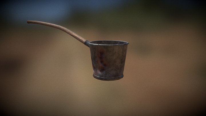 Bucket with handle 3D Model