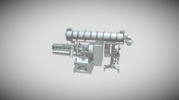 ЕХ-2500 со смесителем и пр 3D Model