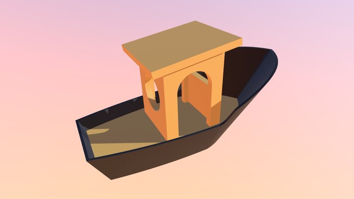 Parametric Boat 3D Model