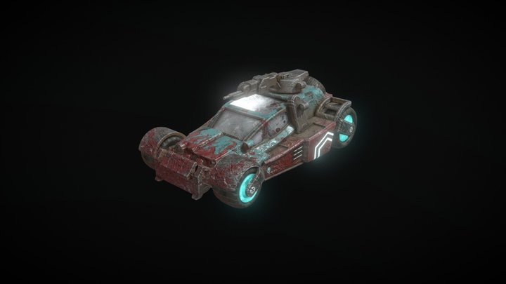 Car Texturing Study 3D Model