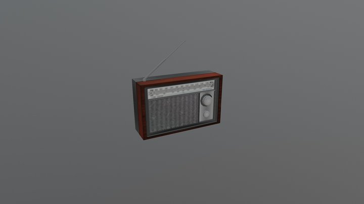 Radio 3D Model