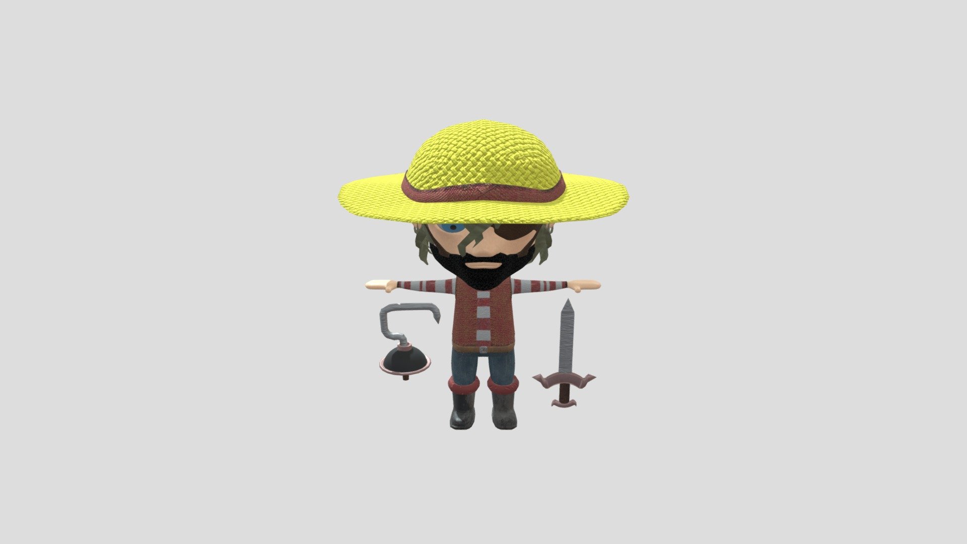 Nue- Mascot Pirate