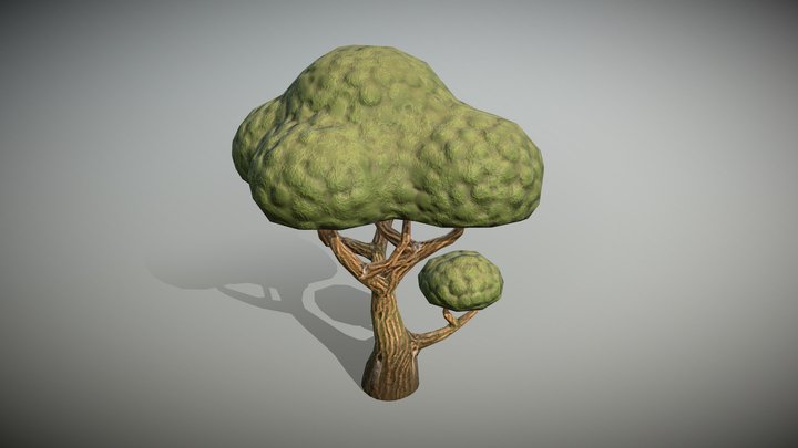 Odd Little Tree 3D Model