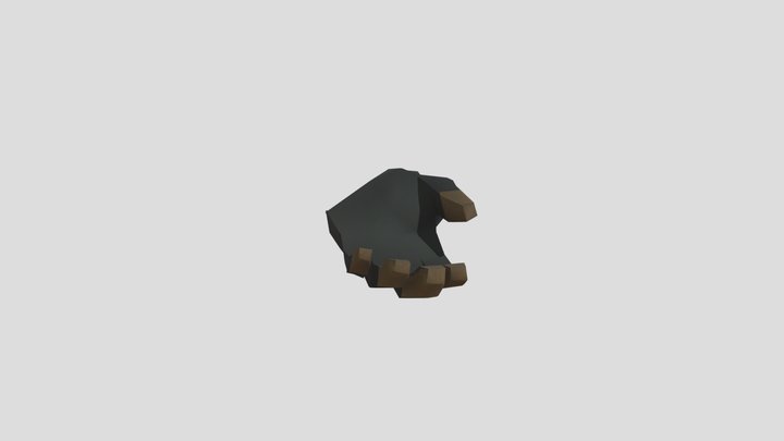 Pyro Hand Model with Joints 3D Model