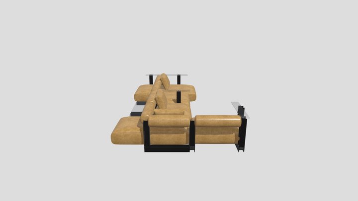 Sofa 02 3D Model