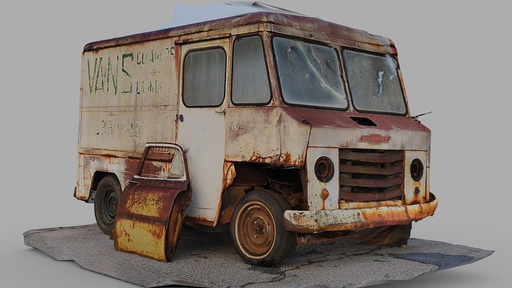 Step Van (Free Raw Scan) – Gratis 3D-model STL