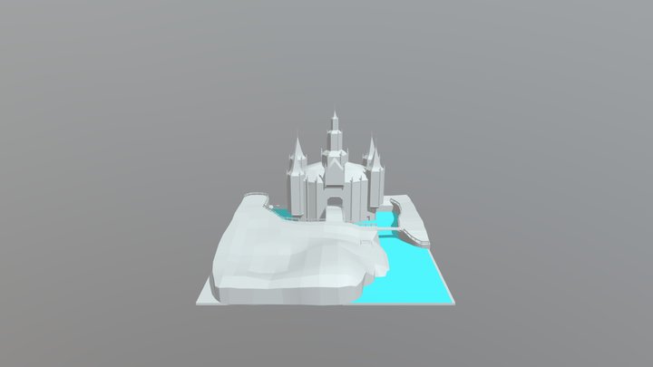 64 Peach Castle remastered 3D Model