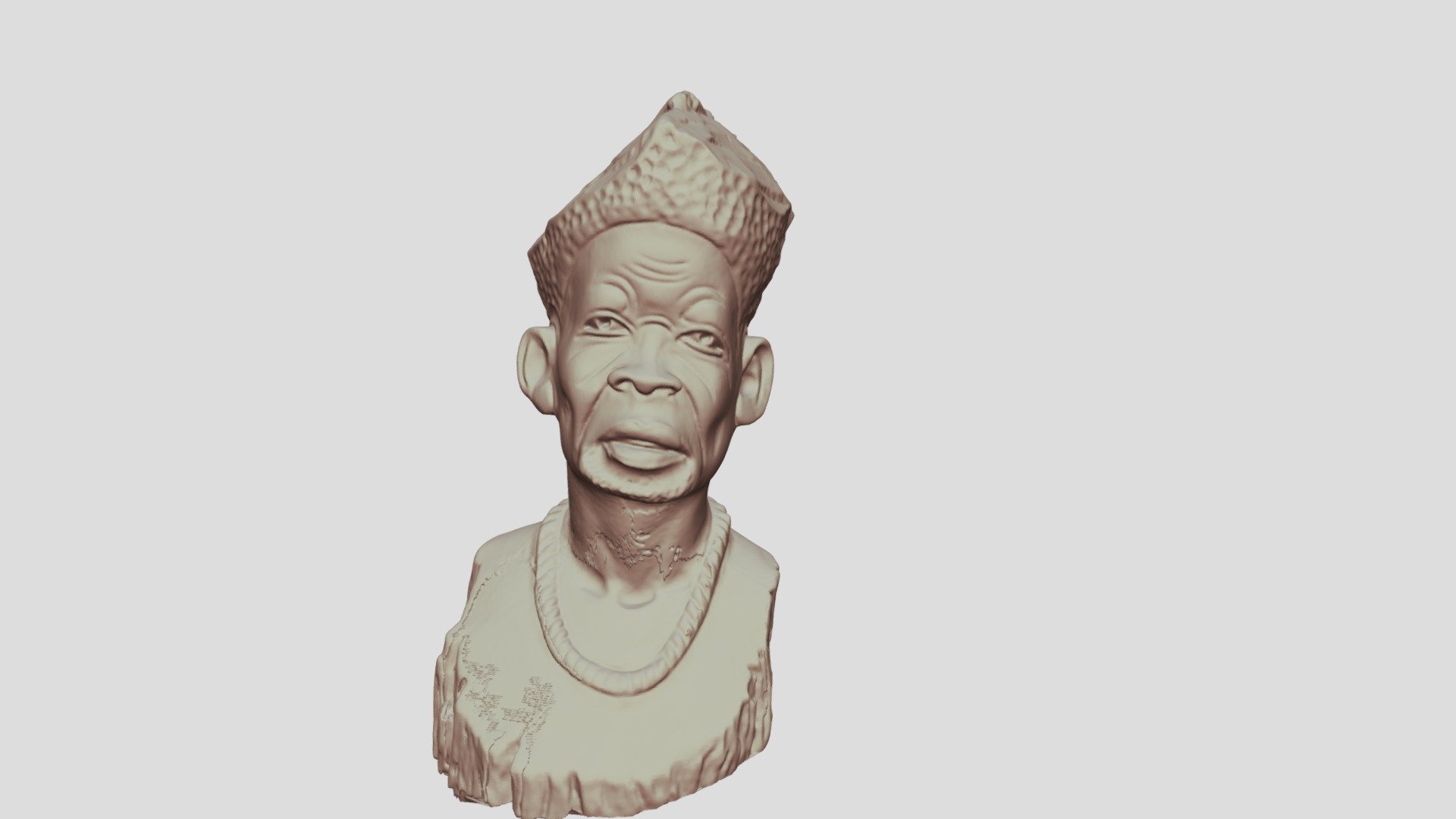 African Head Male Revopoint Pop Scanner