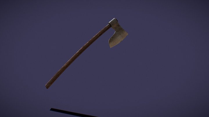 Battle Axe 3D Model