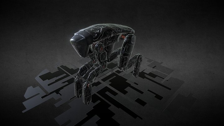 MetalHead_SketchFab_Up.c4d 3D Model