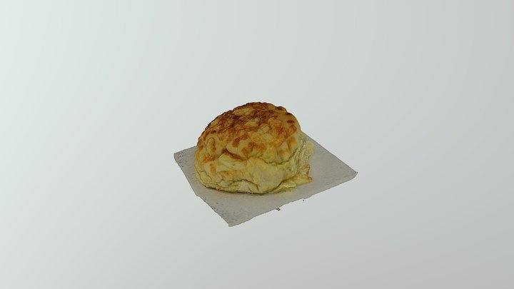 Cheese Roll 3D Model